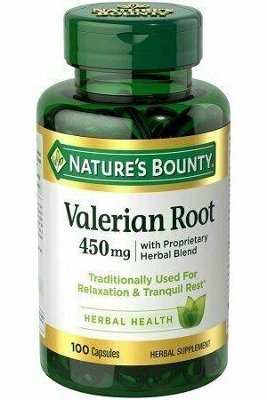 Nature's Bounty Valerian Root 450 mg 100 each