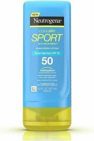 Neutrogena CoolDry Sport Sunscreen Lotion SPF 50 5 oz