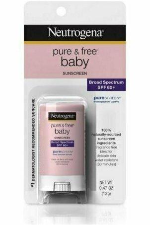 Neutrogena Pure & Free Baby Sunscreen Stick SPF 60+ 0.47 oz