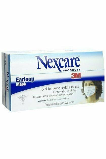 Nexcare Earloop Mask, 20-Count