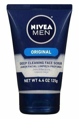 NIVEA FOR MEN Original, Deep Cleaning Face Scrub 4.4 oz