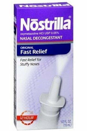 Nostrilla Nasal Decongestant Original Fast Relief 0.50 oz