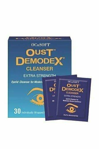 OcuSoft Oust Demodex Cleanser Pre-Moistened Pads 30ct