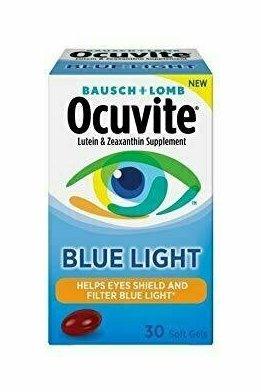Ocuvite Blue Light Shield Lutein Zeaxanthin Eye Vitamin, 30 Soft Gels