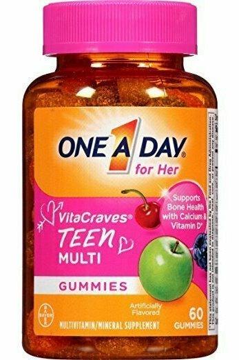 One A Day For Her VitaCraves Teen Multivitamin Gummies, 60 Count