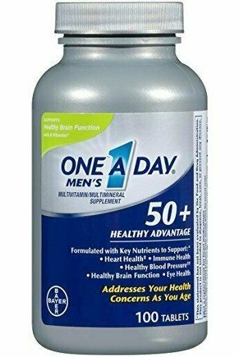 One A Day Men's 50+ Healthy Advantage Multivitamin, 100 Count