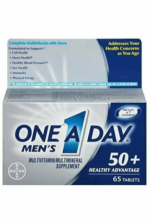 One A Day Men's 50 Plus Advantage Multivitamins, 65 Count