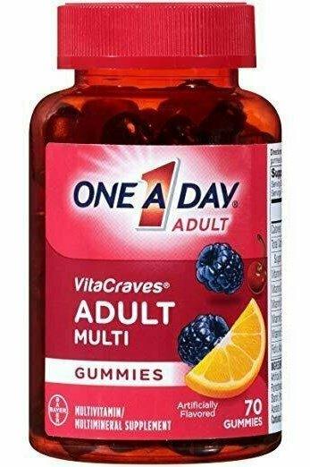 One A Day VitaCraves Adult Multivitamin Gummies, 70 Count