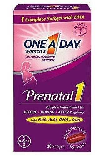 One A Day Women's Prenatal 1 Multivitamins, 30 Count
