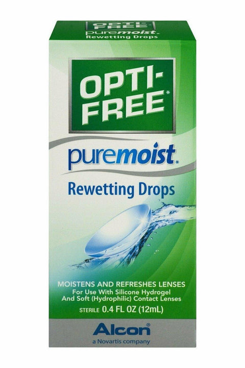 OPTI-FREE Pure Moist Rewetting Drops 12 mL