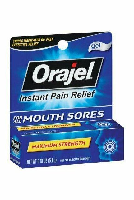 Orajel Gel Mouth Sore Medicine .18 Oz