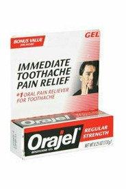 Orajel Immediate Toothache Pain Relief Gel, Regular Strength - 0.18 Oz