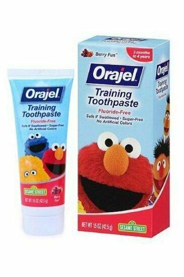 Orajel Toddler Training Toothpaste, Fruit Splash - 1.5 Oz