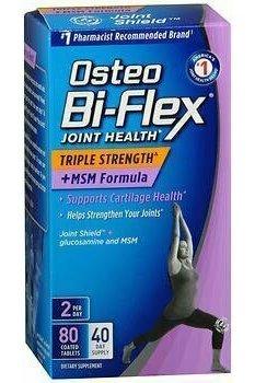 Osteo Bi-Flex Joint Health Triple Strength + MSM Formula 80 Ct