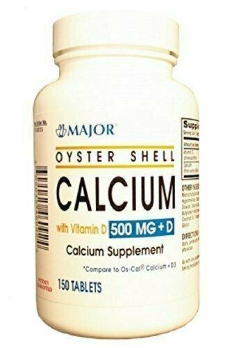 OYSTER SHELL CALCIUM 500MG PLUS D 150 TABLETS