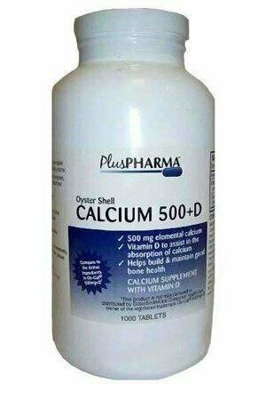 Oyster Shell Calcium 500mg + Vitamin D 200iu Compare to OsCal 500mg+D