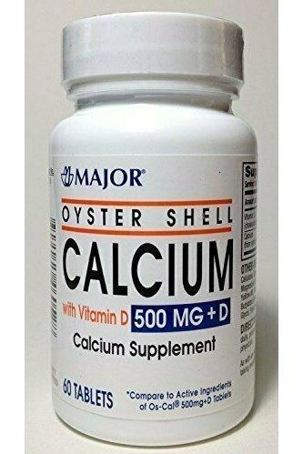 Oyster Shell CALCIUM with Vitamin D 500mg + D