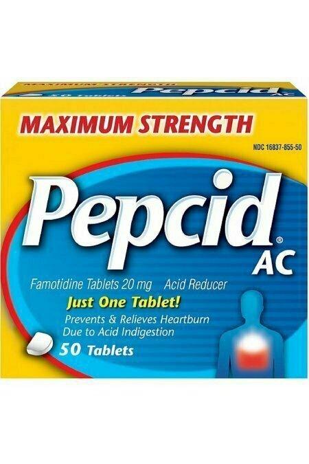 Pepcid AC Tablets Maximum Acid Reducer 50 pack