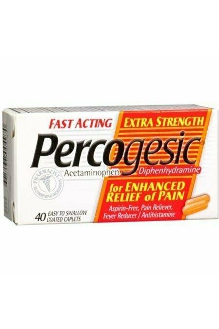 Percogesic Caplets Extra Strength 40 Caplets