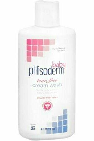 pHisoderm Baby Tear-Free Cream Wash 8 oz