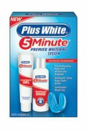 Plus White 5 Minute Premiere Dental Whitening Gel And Rinse Kit - 1 Each