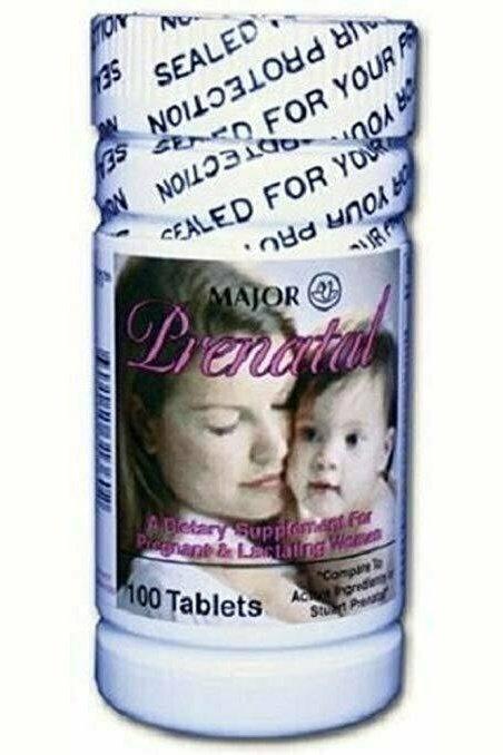 Prenatal Tablets, 27-0.8mg, 100ct