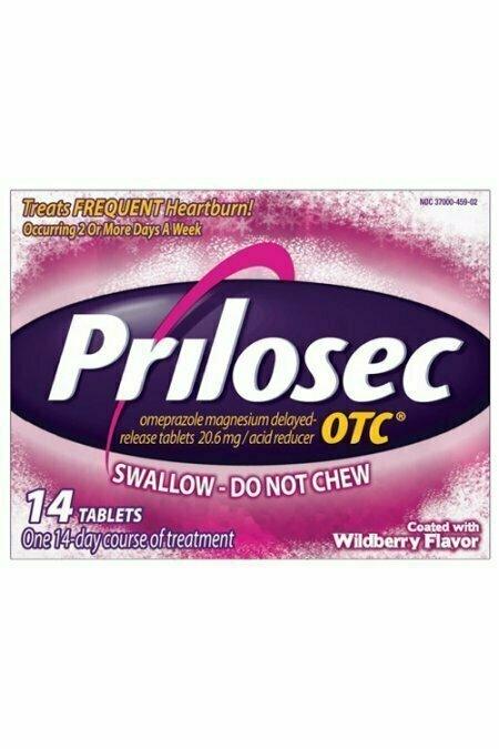 Prilosec OTC Acid Reducer, Delayed-Release Tablets, Wildberry 14 pack