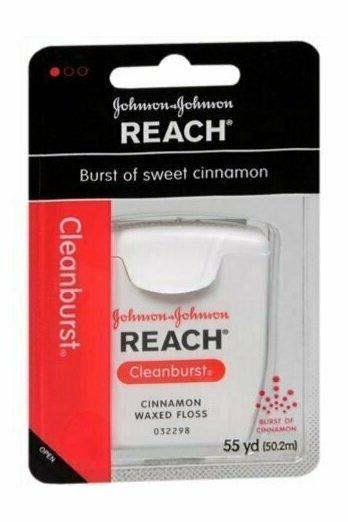 REACH Cleanburst Waxed Floss Cinnamon 55 Yards