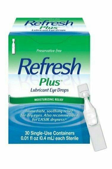 REFRESH PLUS Lubricant Eye Drops Single-Use Containers 30 Each