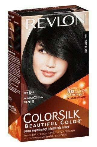 Revlon ColorSilk Beautiful Color, Soft Black 11 1 each