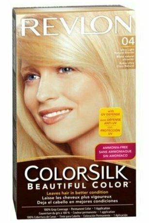 Revlon ColorSilk Beautiful Permanent Color, Ultra Light Natural Blonde 04 1 Each