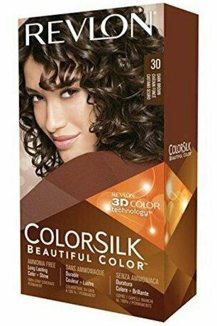 Revlon ColorSilk Hair Color, 30 Dark Brown 1 each