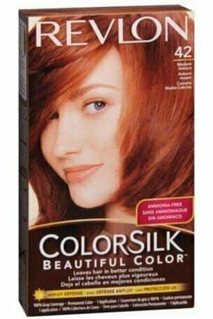 Revlon ColorSilk Hair Color, 42 Medium Auburn 1 each