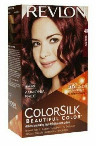 Revlon ColorSilk Hair Color, 48 Burgundy 1 each