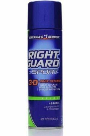 Right Guard Sport 3-D Odor Defense Antiperspirant & Deodorant Spray Fresh 6 oz