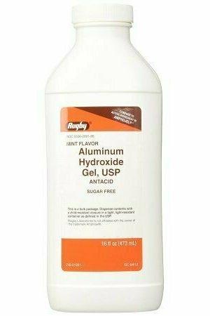 Rugby Aluminum Hydroxide Gel Aluminum Hydroxide-320 Mg/5ML