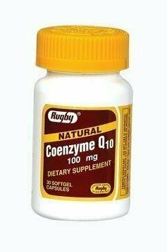 Rugby Labs CoEnzyme Q10 100mg - 30 Softgels