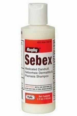 Rugby Sebex Liquid Medicated Dandruff Shampoo 4 oz