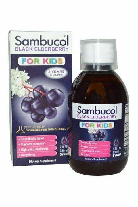 Sambucol Black Elderberry Kids Syrup, 7.8 oz