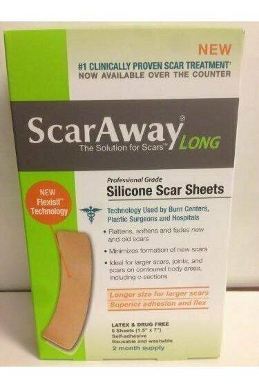 SCARAWAY FLEX LONG SILICONE SHEETS 6 CT