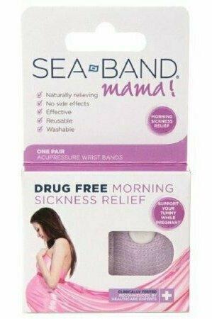 Sea-Band Mama Drug Free Morning Sickness Relief Wrist Band 1 pair