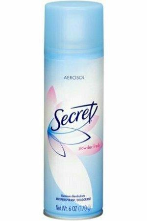 Secret Anti-Perspirant Deodorant Aerosol Spray, Powder Fresh 6 oz