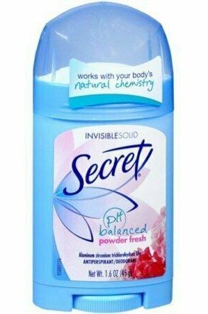 Secret Anti-Perspirant Deodorant Invisible Solid Powder Fresh 1.60 oz