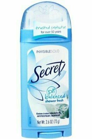 Secret Anti-Perspirant Deodorant Invisible Solid Shower Fresh 2.60 oz