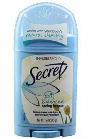 Secret Anti-Perspirant Deodorant Invisible Solid, Spring Breeze 1.6 oz