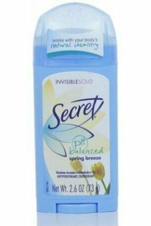 Secret Anti-Perspirant Deodorant Invisible Solid Spring Breeze 2.60 oz