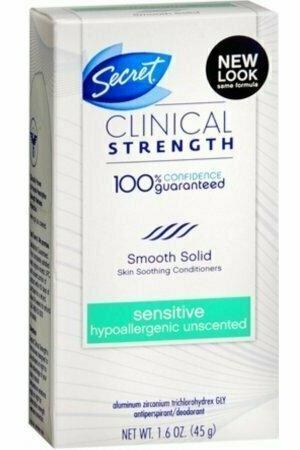 Secret Clinical Strength Anti-Perspirant Deodorant, Sensitive Skin, 1.6 oz