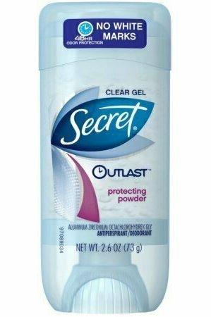 Secret Outlast Antiperspirant & Deodorant Clear Gel, Protecting Powder 2.7 oz