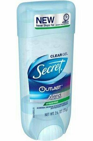 Secret Outlast Xtend Antiperspirant & Deodorant Clear Gel, Unscented 2.7 oz