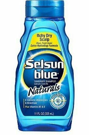 Selsun Blue Naturals Dandruff Shampoo Itchy Dry Scalp 11 oz